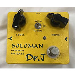 Used Dr. J Pedals Used Dr. J Pedals D-52 Soloman Bass Overdrive Bass Effect Pedal