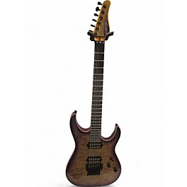 Used Schecter Guitar Research Sunset-24 FR Violet Ice Solid Body Electric Guitar