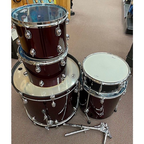 Used Pearl Used Pearl 5 piece Center Stage Red Sparkle Drum Kit