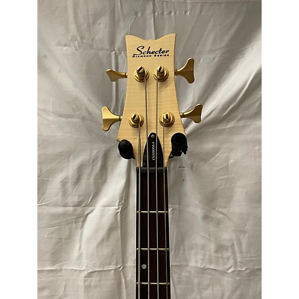 Used Schecter Guitar Research Stiletto Custom 4 String Electric Bass Guitar