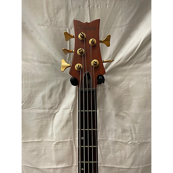 Used Schecter Guitar Research Stiletto Studio 5 String Electric Bass Guitar