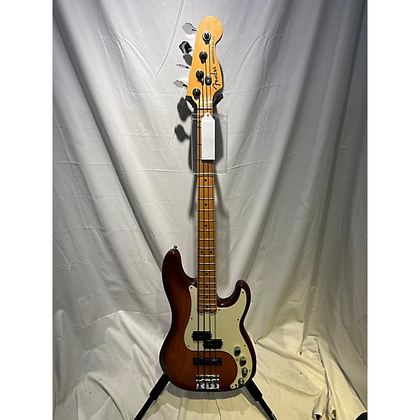 Used Used Fender American Elite Jazz Bass 2 Color Sunburst Electric Bass Guitar