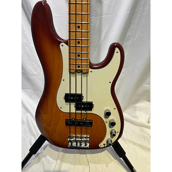 Used Used Fender American Elite Jazz Bass 2 Color Sunburst Electric Bass Guitar