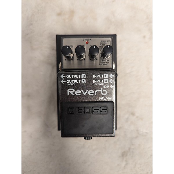 Used BOSS RV6 Digital Reverb Effect Pedal