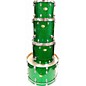 Used Ludwig Used Ludwig 4 piece Centennial Series Zep Green Sparkle Drum Kit thumbnail