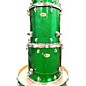 Used Ludwig Used Ludwig 4 piece Centennial Series Zep Green Sparkle Drum Kit