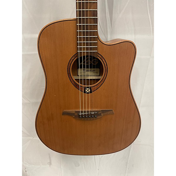 Used Lag Guitars Tramontane T170DCE Natural Acoustic Electric Guitar