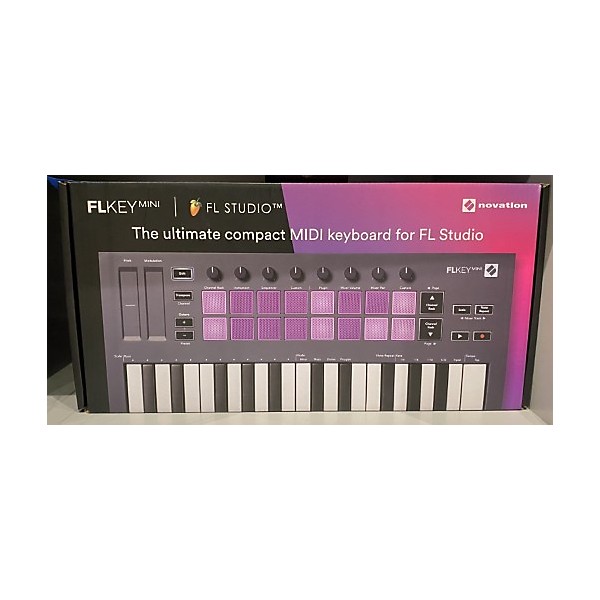 Used Novation FLkey Mini MIDI Controller