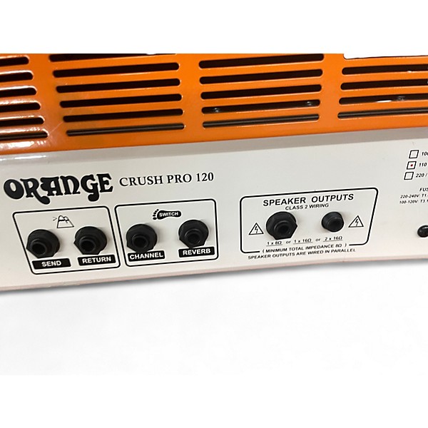 Used Orange Amplifiers Used Orange Amplifiers CR120H Crush Pro 120W Solid State Guitar Amp Head