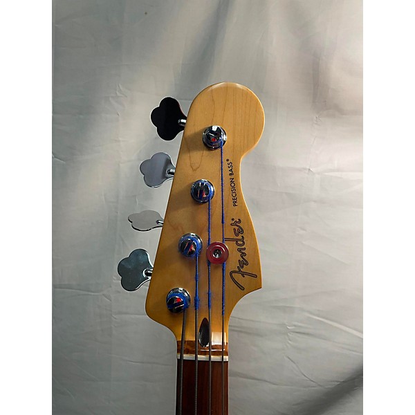 Used Fender Used Fender Limited Edition Player Jazz Bass Plus Top Aged Natural Electric Bass Guitar