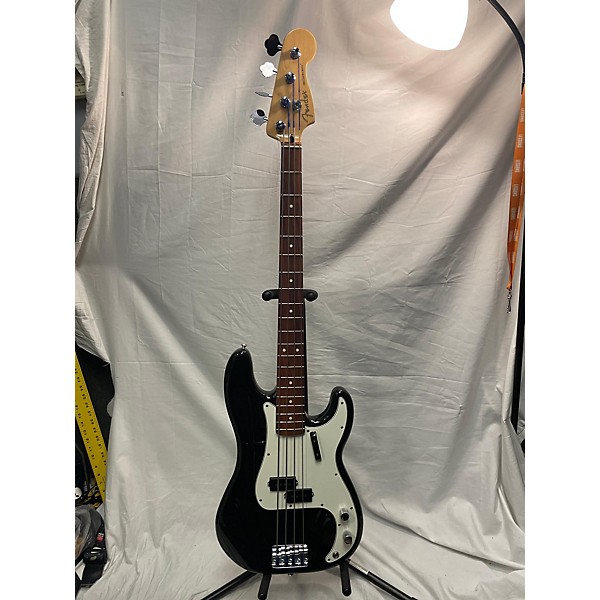 Used Fender Used 2024 Fender Player Precision Bass Pau Ferro Black And White Electric Bass Guitar