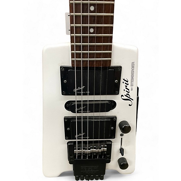 Used Steinberg Used Steinberg Spirit GT-Pro Deluxe Arctic White Solid Body Electric Guitar