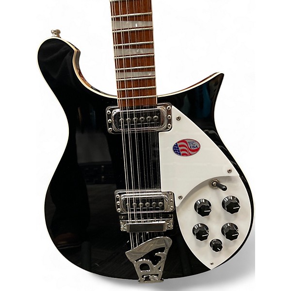 Used Rickenbacker Used Rickenbacker 620/12 Black Solid Body Electric Guitar