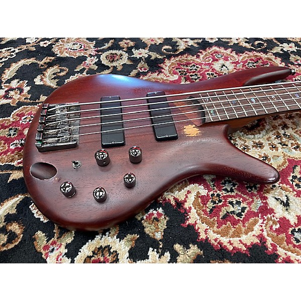 Used Ibanez Used Ibanez SR505 5 String Walnut Electric Bass Guitar