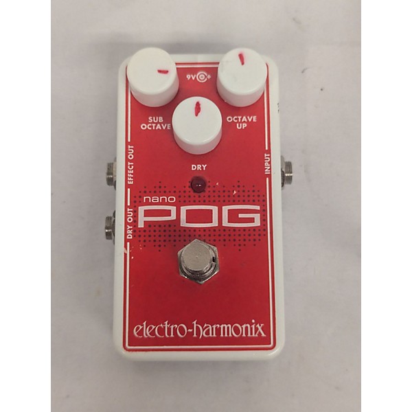 Used Electro-Harmonix Nano POG Polyphonic Octave Generator Effect Pedal