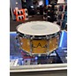 Used Dweelio Custom 14X6 Maple Snare Drum Drum Gold Sparkle thumbnail