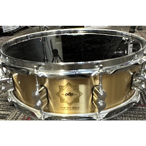 Used PDP by DW Used PDP By DW 5.5X14 CONCEPT SELECT SNARE Drum BRASS