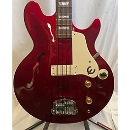 Used Epiphone Used Epiphone Jack Casady Signature Candy Apple Red Metallic Electric Bass Guitar