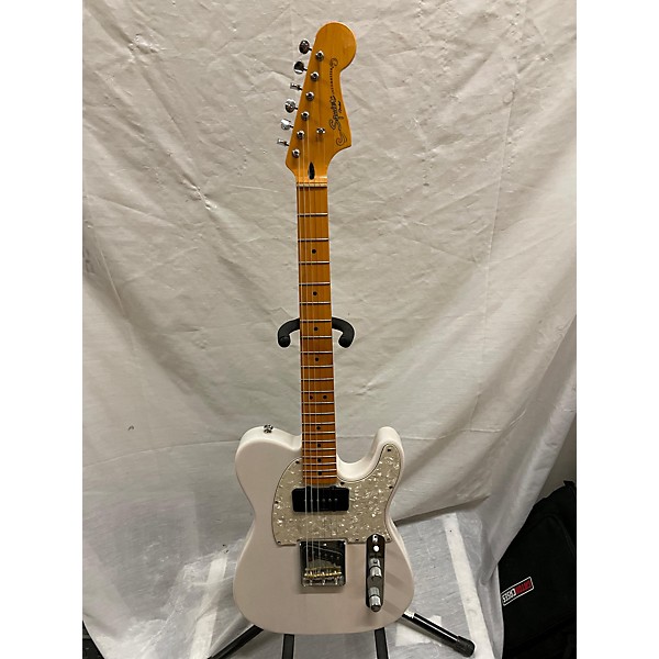 Used Squier Used Squier Vintage Modified Telecaster Special White Solid Body Electric Guitar