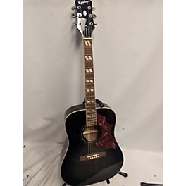 Used Epiphone Used Epiphone Hummingbird Black Burst Acoustic Guitar