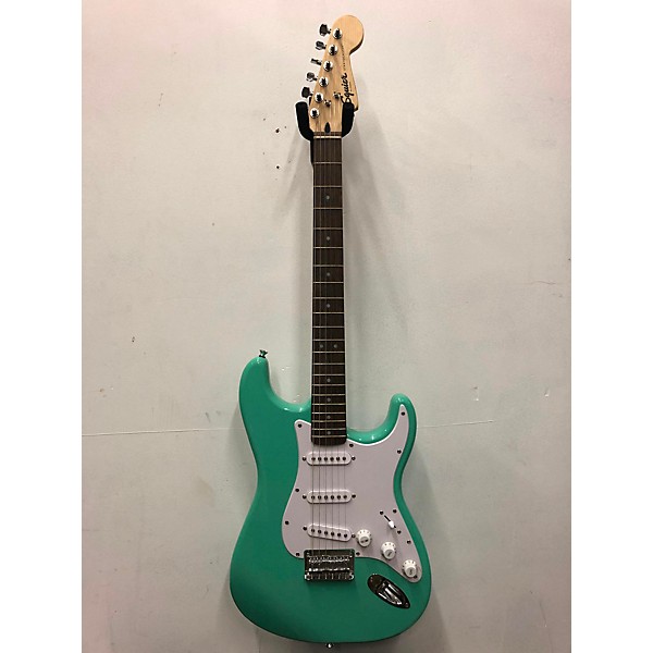 Used Squier Used Squier Affinity Stratocaster Mint Green Solid Body Electric Guitar