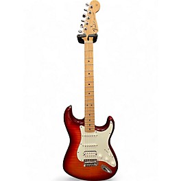 Used Fender Used Fender Standard Stratocaster HSS Plus Top Cherry Sunburst Solid Body Electric Guitar