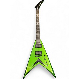 Used Kramer Used Kramer Dave Mustaine Vanguard "Rust in Peace" alien tech green Solid Body Electric Guitar