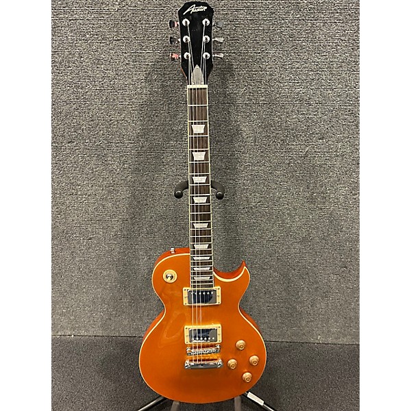 Used Austin Used Austin Les Paul Orange Solid Body Electric Guitar