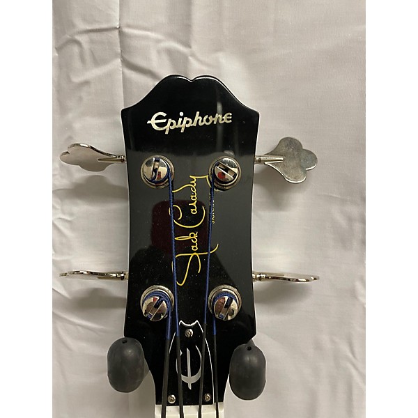 Used Epiphone Used Epiphone Jack Casady Signature Candy Apple Red Metallic Electric Bass Guitar