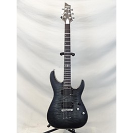 Used Schecter Guitar Research Used Schecter Guitar Research C1 Platinum Trans Black Solid Body Electric Guitar