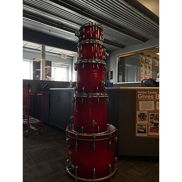 Used Pearl Used Pearl 5 piece Session Studio Select Red Drum Kit