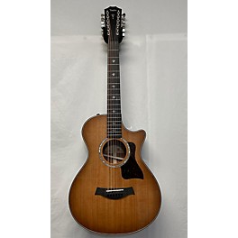 Used Taylor Used Taylor 552CE Iron Bark Shaded Edgeburst 12 String Acoustic Electric Guitar