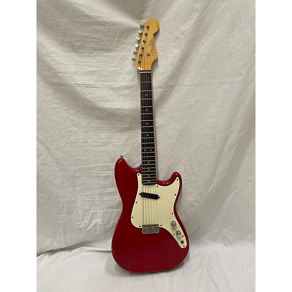 Vintage Fender Vintage 1964 Fender 1964 Music Master Cherry Red Solid Body Electric Guitar