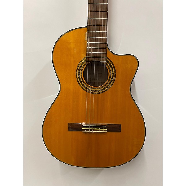 Used Takamine Used Takamine EG522C Natural Classical Acoustic Electric Guitar