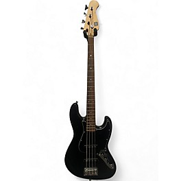 Used Monoprice Used MONOPRICE Jazz Bass Clone Black Electric Bass Guitar