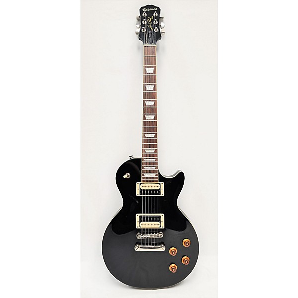 Used Epiphone Used Epiphone Les Paul Traditional PRO III Black Solid Body Electric Guitar