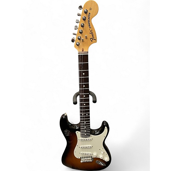 Used Fender American Deluxe Stratocaster 2 Color Sunburst Solid Body Electric Guitar