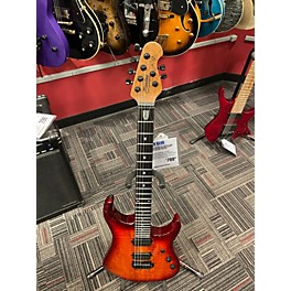 Used Sterling by Music Man Used Sterling By Music Man JP150D Blood Orange Solid Body Electric Guitar