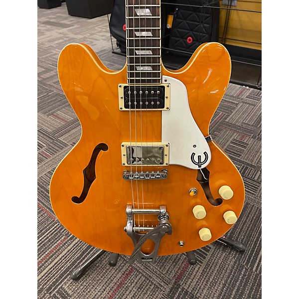 Used Epiphone Used Epiphone Nick Valensi Riviera P94 Antique Natural Hollow Body Electric Guitar