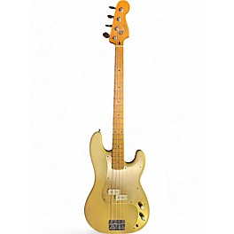 Used Squier 40th Anniversary Precision Bass Blonde Electric Bass Guitar