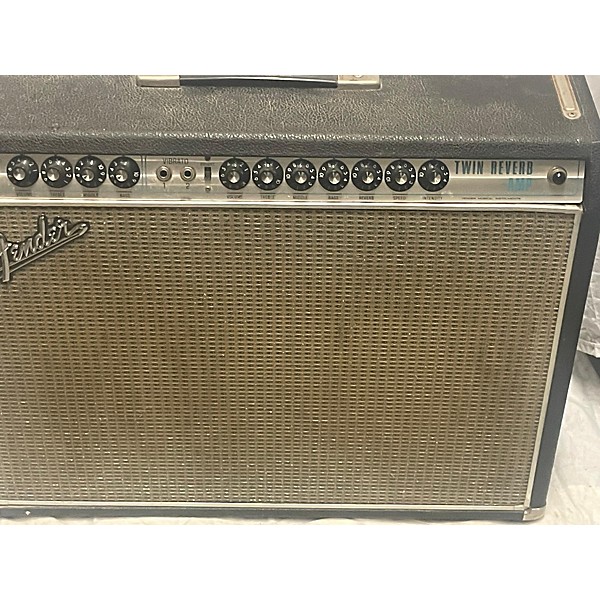 Vintage Fender Vintage 1969 Fender Twin Reverb Tube Guitar Combo Amp