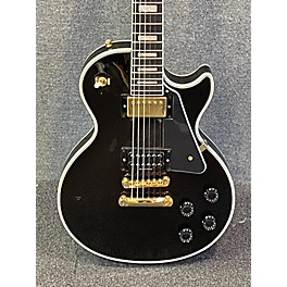 Used Epiphone Used Epiphone Les Paul Custom Black Solid Body Electric Guitar