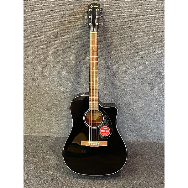 Used Fender Used Fender CD60SCE Black Acoustic Guitar