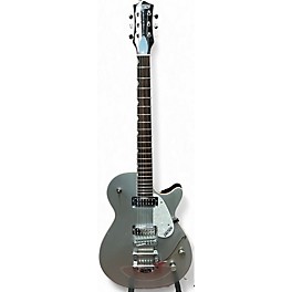 Used Gretsch Guitars Used Gretsch Guitars G5435T Electromatic Pro Jet Bigsby Silver Sparkle Hollow Body Electric Guitar