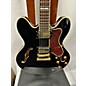 Used Epiphone Used Epiphone Sheraton II Black Hollow Body Electric Guitar