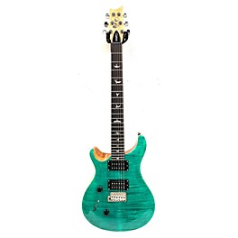 Used PRS Used PRS CM4 SE Custom 24 Left Handed Turquoise Electric Guitar