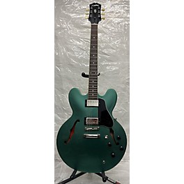 Used Epiphone Used Epiphone ES335 Green Sparkle Hollow Body Electric Guitar