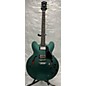 Used Epiphone Used Epiphone ES335 Green Sparkle Hollow Body Electric Guitar thumbnail