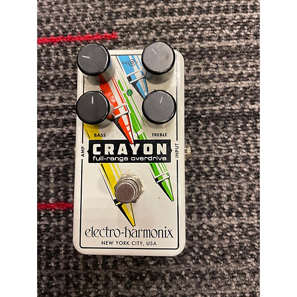 Used Electro-Harmonix Used Electro-Harmonix Crayon Full Range Overdrive Effect Pedal