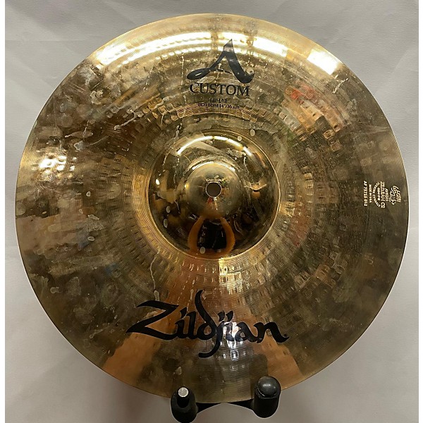 Used Zildjian 14in A Custom Hi Hat Pair Cymbal